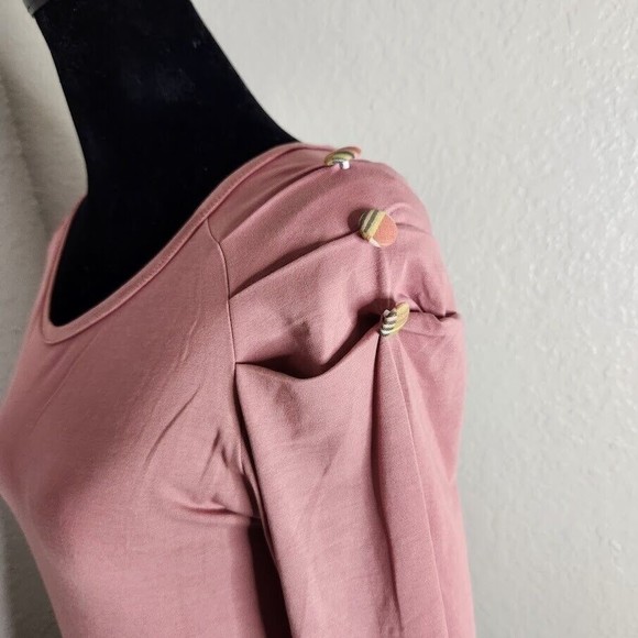 Matlida Jane You and Me Mona Ballet Dress Size Small Pink Floral Long Sleeve - Picture 5 of 12